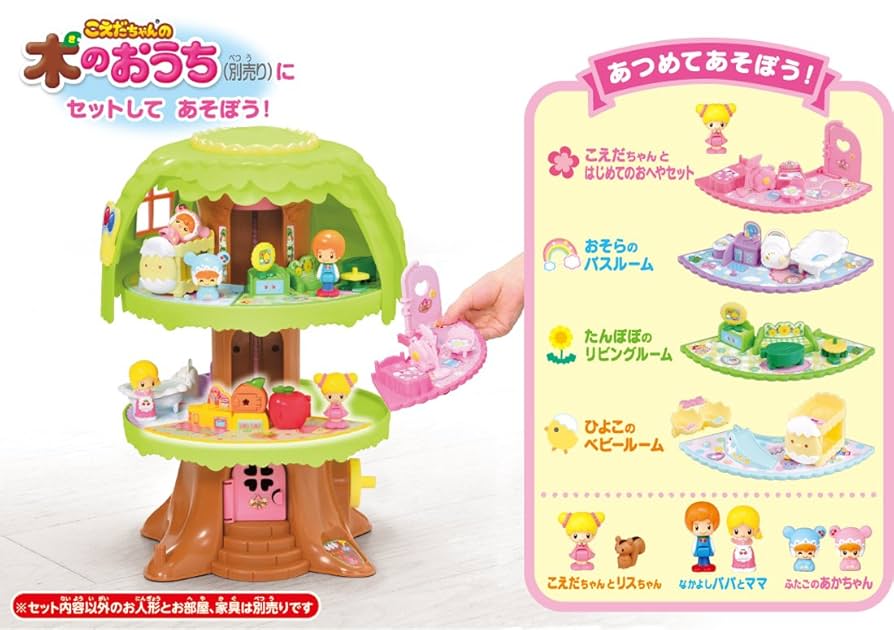 こえだちゃん　フルーツルーム　３個セット Amazon | こえだちゃん フルーツのキッチンルーム | 家具 | おもちゃ